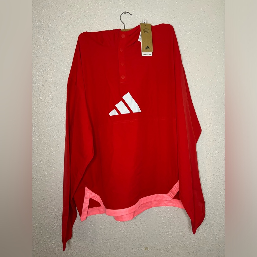 Sweatshirt Red new with tag size L for men Adidas
